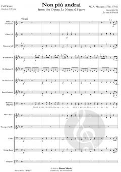 Non più andrai von Wolfgang Amadeus Mozart 