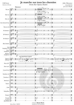 Je marche sur tous les chemins von Jules Massenet 