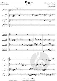 Fugue in c minor von Giacomo Puccini 