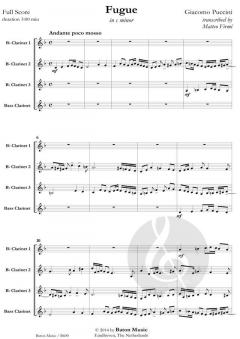 Fugue in c minor von Giacomo Puccini 