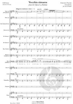 Vecchia zimarra von Giacomo Puccini 