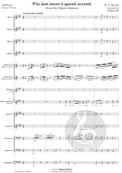 S'io non moro a questi accenti von Wolfgang Amadeus Mozart 