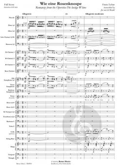 Wie eine Rosenknospe von Franz Lehár 