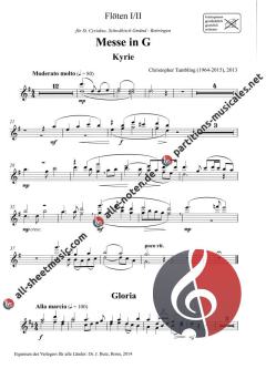 Messe in G - Orchesterfassung von Christopher Tambling im Alle Noten Shop kaufen (Stimmensatz)