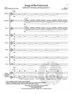 Song Of The Universal von Ola Gjeilo 