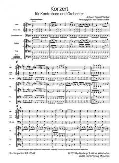 Konzert von Johann Baptist Vanhal 