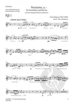 Nocturne op. 7 von Franz Strauss 