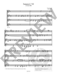 Fantazias Z. 735 & Z. 743 von Henry Purcell 