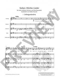 7 Mörike-Lieder von Hugo Wolf 