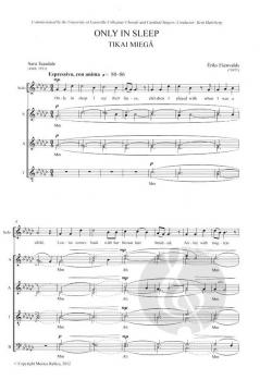 Only in Sleep von Eriks Ešenvalds 