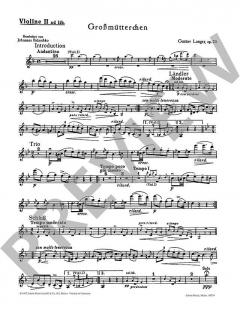 Großmütterchen op. 20 von Gustav Lange 