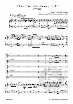 Te Deum B-Dur HWV 281 von Georg Friedrich Händel 