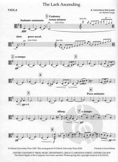 The Lark Ascending von Ralph Vaughan Williams 