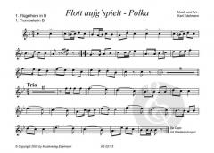 Flott aufg'spielt - Polka von Karl Edelmann 