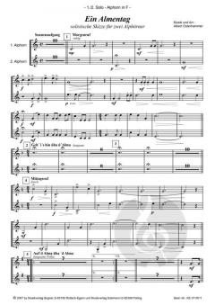 Ein Almentag von Albert Osterhammer 