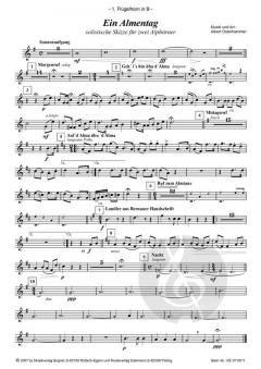 Ein Almentag von Albert Osterhammer 