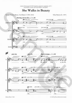 She Walks in Beauty von Toby Hession 