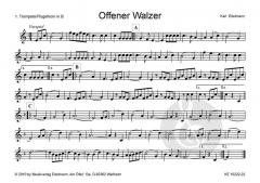 'aufg'spielt zum Volkstanz': Offener Walzer 