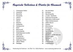 Volkstänze & Plattler für Blasmusik 