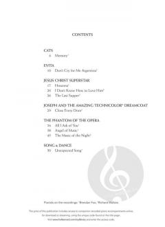 Andrew Lloyd Webber for Classical Players 