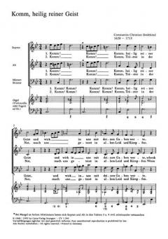 Komm, heilig reiner Geist (Constantin Christian Dedekind) 