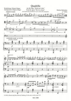 Quadrille aus der Oper 'Nicht nur Liebe' von Rodion Konstantinowitsch Schtschedrin 