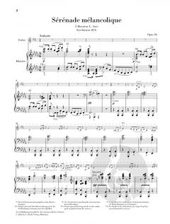 Werke für Violine und Klavier von Peter Iljitsch Tschaikowsky im Alle Noten Shop kaufen