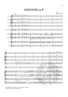 Sinfonie F-dur Hob. I:89 von Joseph Haydn 