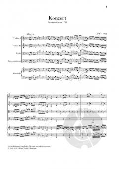 Cembalokonzert Nr. 1 d-moll BWV 1052 von Johann Sebastian Bach 