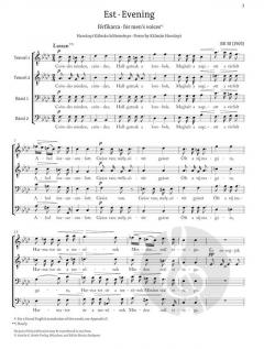 Chorwerke von Béla Bartók 