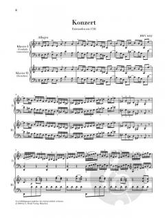 Cembalokonzert Nr. 1 d-moll BWV 1052 von Johann Sebastian Bach 