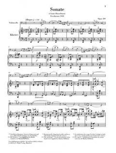 Sonate Nr. 1 d-moll op. 109 von Gabriel Fauré 