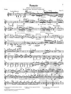 Sonate G-dur op. 13 von Edvard Grieg 