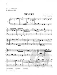 Notenbüchlein für Anna Magdalena Bach 1725 von Johann Sebastian Bach 