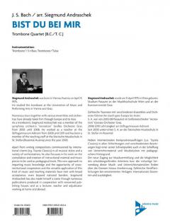 Bist du bei mir von Siegmund Andraschek 