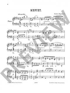 Gavotte (F-Dur) et Menuet (E-Dur) op. 14 / op. 15 von Gustava Bley 