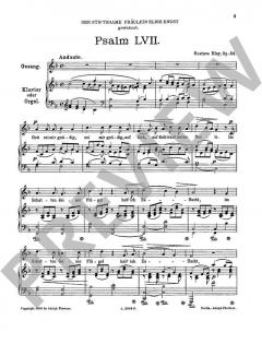 Psalm LVII op. 24 von Gustava Bley 