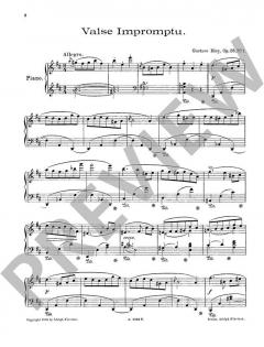 Valses Impromptus op. 28 von Gustava Bley 