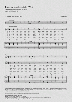 Jesus ist das Licht der Welt (Ulrich Gohl) 