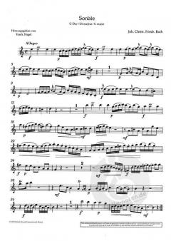 Sonate C-Dur von Johann Christoph Friedrich Bach (Download) 