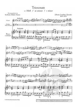 Triosonate c-Moll von Johann Joachim Quantz (Download) 