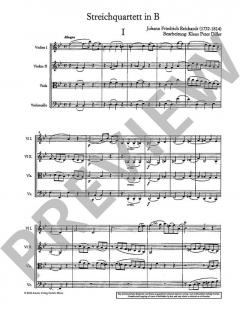 Streichquartett in B von Klaus Peter Diller im Alle Noten Shop kaufen