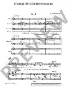 Musikalische Mondmonogramme von Hans Peter Müller-Kieling 