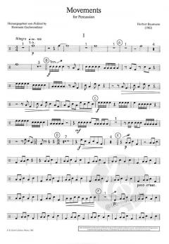 Movements von Herbert Baumann (Download) 