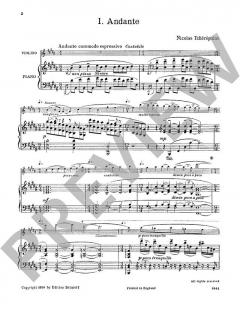 Andante und Finale von Nikolai Tscherepnin 