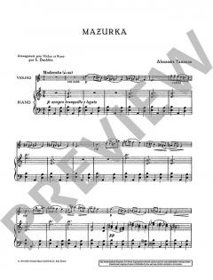 Mazurka von Alexandre Tansman (Download) 