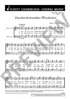 Fränkische Volkslieder Nr. 5 von Hans Lang (Download) 