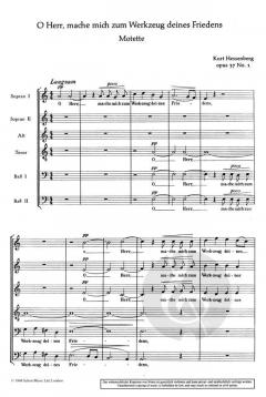 Zwei Motetten op. 37 Nr. 1 von Kurt Hessenberg (Download) 