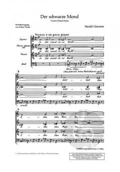 Der schwarze Mond 'In die mondlose Nacht' von Harald Genzmer (Download) 