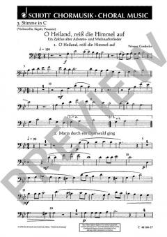 O Heiland, reiß die Himmel auf von Werner Goedecke (Download) 